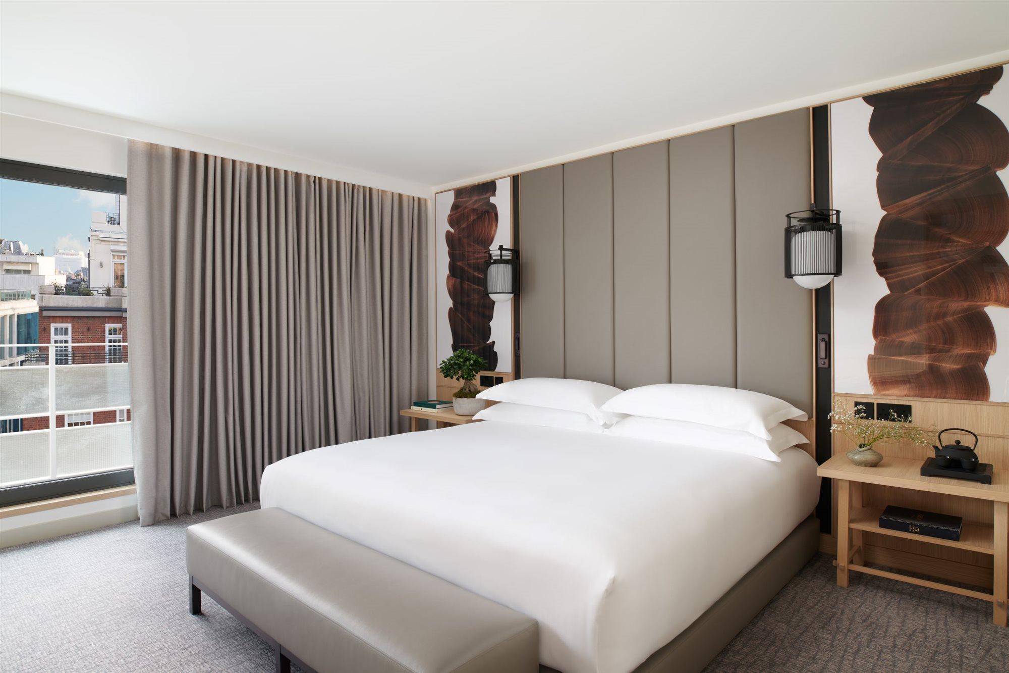 伦敦波特曼广场诺布酒店 外观 照片 A bedroom at the hotel