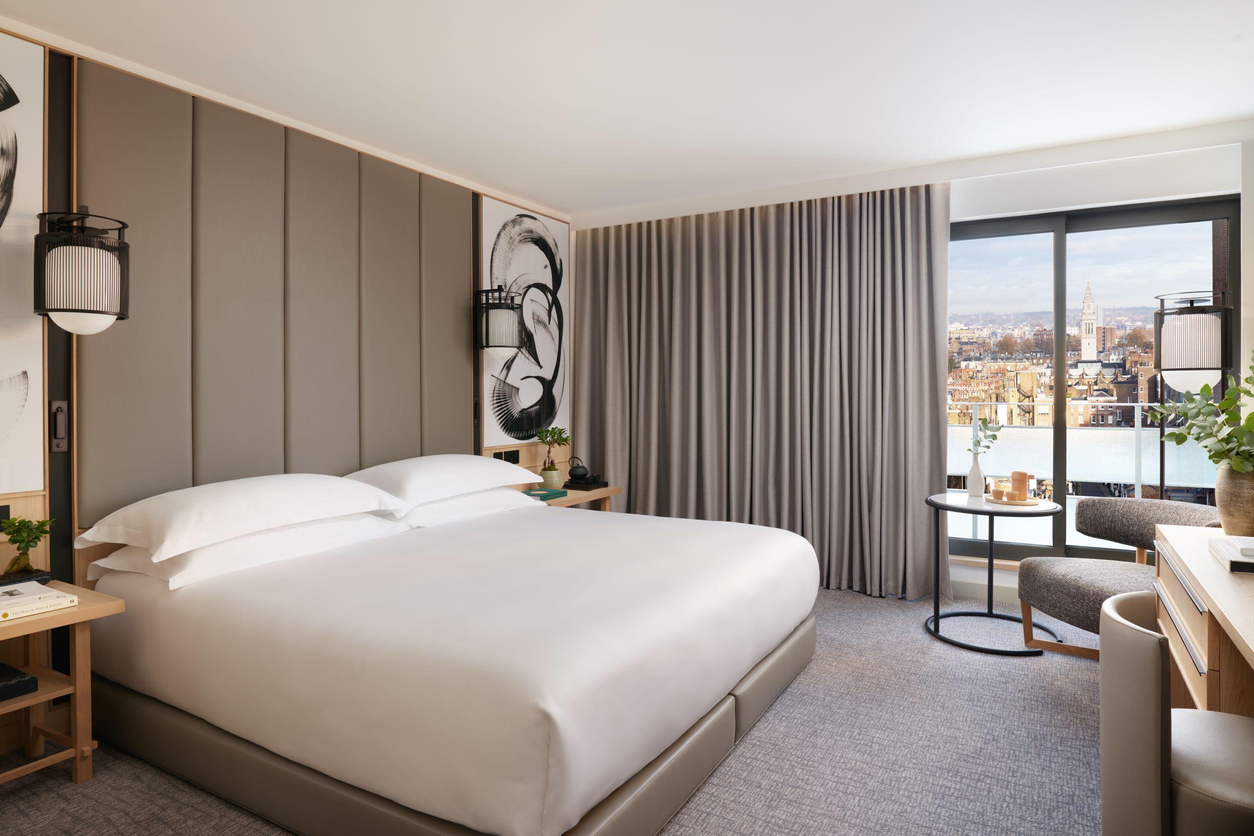 伦敦波特曼广场诺布酒店 外观 照片 A guest room at the hotel